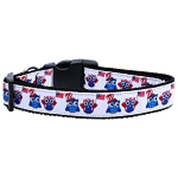 Pet Dog Cat Nylon Collar or Leash, "American Owls"