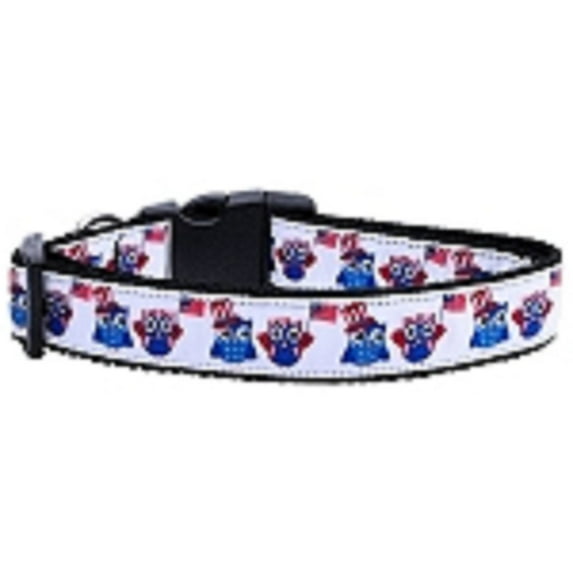 Pet Dog Cat Nylon Collar or Leash, "American Owls"