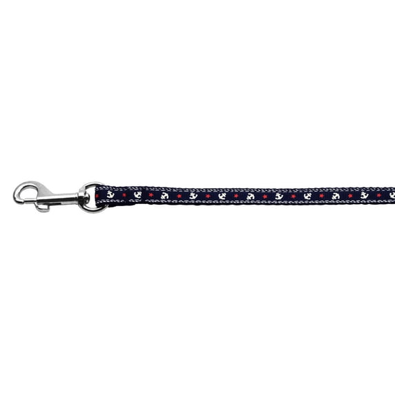 Pet Dog Cat Nylon Collar or Leash, "Anchors"