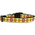 thumbnail image 1 of Pet Dog  Cat Nylon Collar or Leash, "Autumn Daisies", 1 of 3