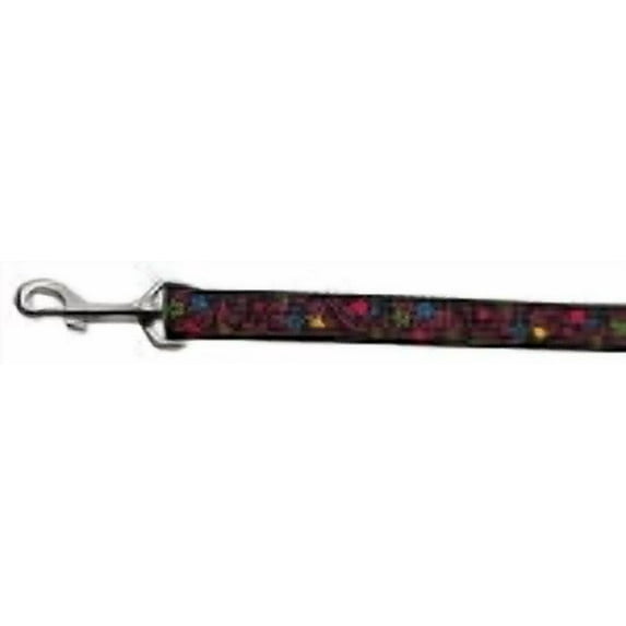 Pet Dog Cat Nylon Collar or Leash, "Black Star"