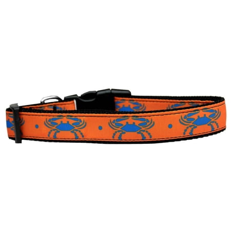 Pet Dog Cat Nylon Collar or Leash, "Blue Crabs"