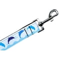 thumbnail image 1 of Blue Dolphins Nylon Pet Leash 1in by 6ft, 1 of 2