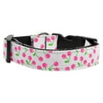 thumbnail image 1 of Pet Dog  Cat Nylon Collar or Leash, "Cherries", 1 of 2