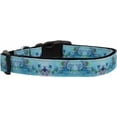 thumbnail image 1 of Pet Dog  Cat Nylon Collar or Leash, "Dreamy Blue", 1 of 1