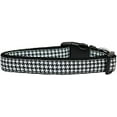 thumbnail image 1 of Mirage Pet 125-241 XL Black Houndstooth Nylon Dog Collar, Extra Large, 1 of 2