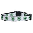 thumbnail image 1 of Pet Dog  Cat Nylon Collar or Leash, "Kiss Me I'm Irish", 1 of 4