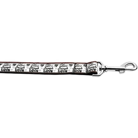 Pet Dog Cat Nylon Collar or Leash, "Live Laugh and Love"