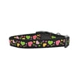 thumbnail image 1 of Pet Dog  Cat Nylon Collar or Leash, "Neon Love", 1 of 3