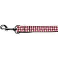 thumbnail image 1 of Pet Dog  Cat Nylon Collar or Leash, "Pink Checkers", 1 of 1