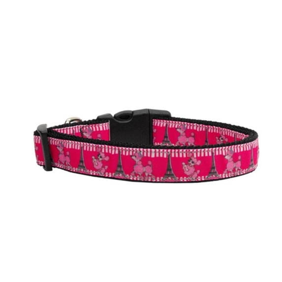Pet Dog Cat Nylon Collar or Leash, "Poodles in Paris"