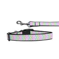 thumbnail image 1 of Pet Dog  Cat Nylon Collar or Leash, "Summer Chevron", 1 of 4