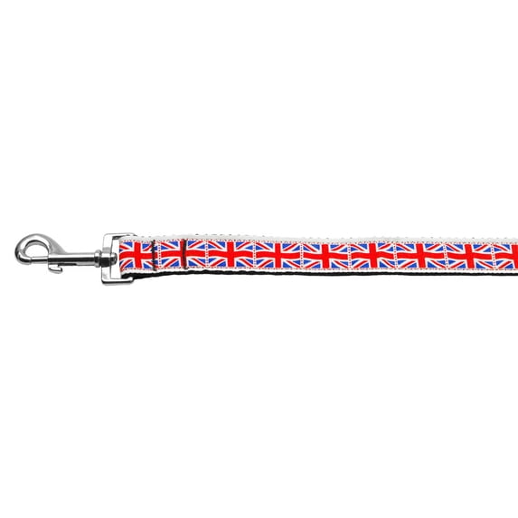 Pet Dog Cat Nylon Collar or Leash, "Tiled Union Jack"