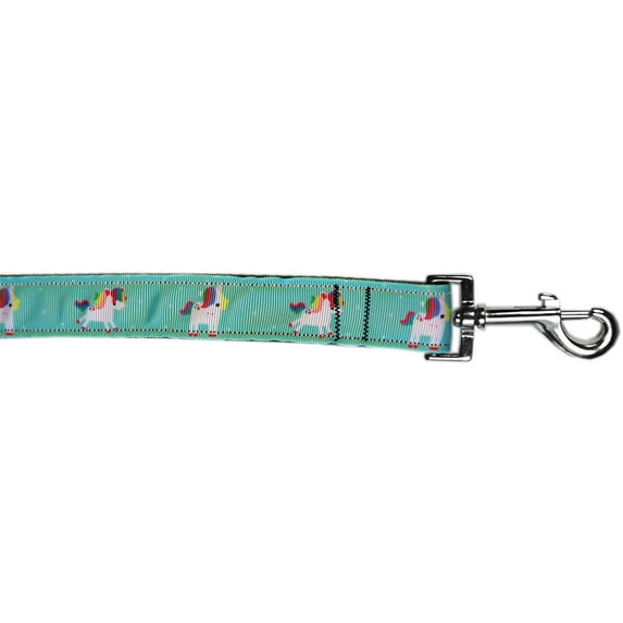 Pet Dog Cat Nylon Collar or Leash, "Unicorn"