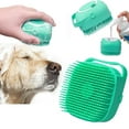 Pet Dog Cat Shedding Shampoo Brush Bath Massage Shower Bubbles Self