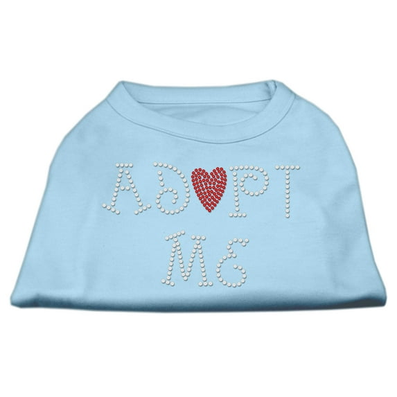Pet Dog Cat Shirt Rhinestone,"Adopt Me"