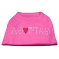 thumbnail image 1 of Pet Dog  Cat Shirt Rhinestone, "Adopted", 1 of 8