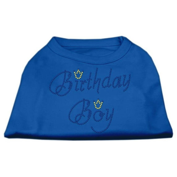 Pet Dog Cat Shirt Rhinestone, "Birthday Boy"
