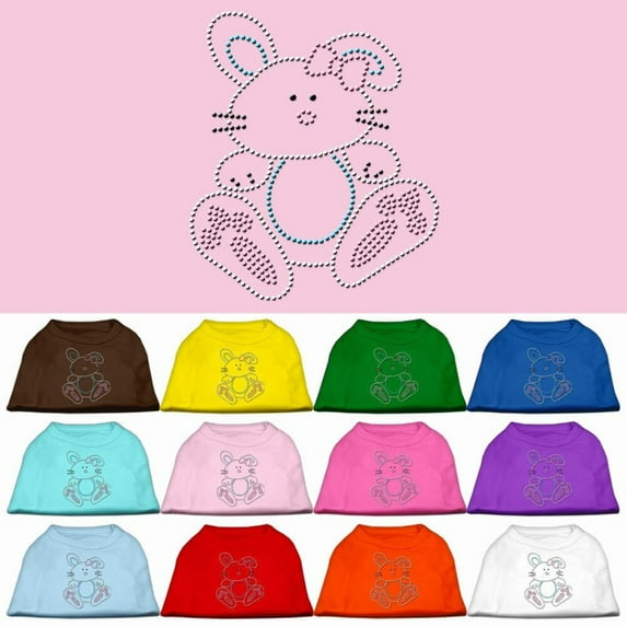 Pet Dog Cat Shirt Rhinestone, "Bunny"