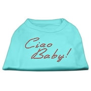 Pet Dog Cat Shirt Rhinestone, "Ciao Baby"