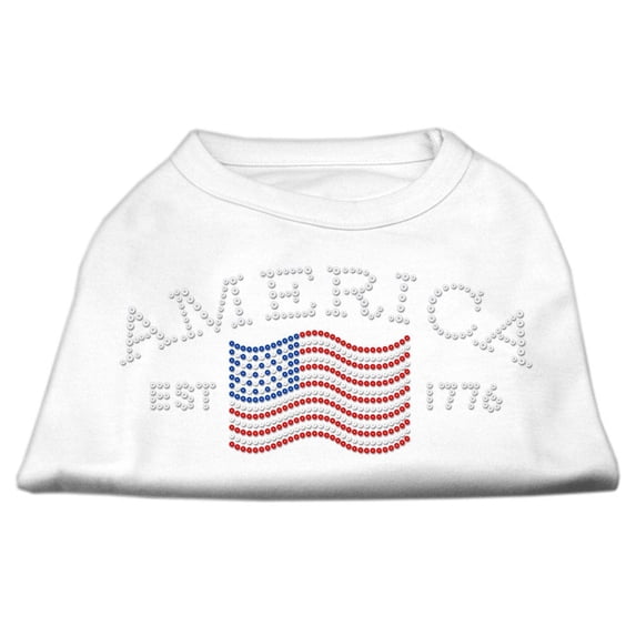 Pet Dog Cat Shirt Rhinestone, "Classic American"