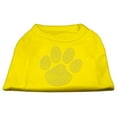 thumbnail image 1 of Clear Rhinestone Paw Shirts Yellow XS (8), 1 of 11