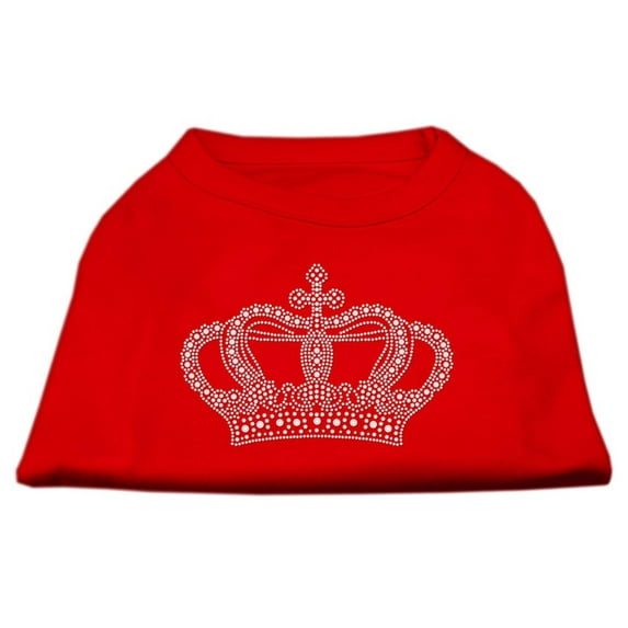 Rhinestone Crown Shirts Red XXL (18)