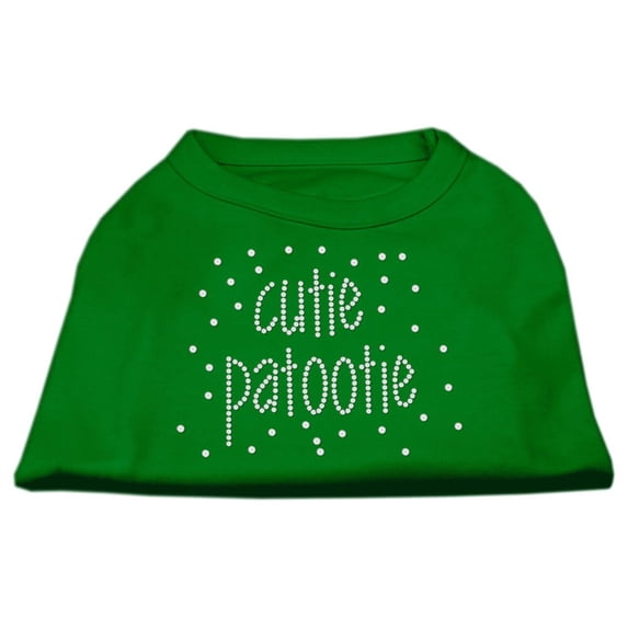 Pet Dog Cat Shirt Rhinestone, "Cutie Patootie"