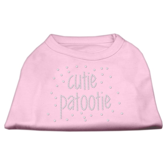 Pet Dog Cat Shirt Rhinestone, "Cutie Patootie"