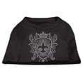 thumbnail image 1 of Pet Dog  Cat Shirt Rhinestone, "Fleur De Lis Shield", 1 of 9