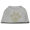 thumbnail image 1 of Pet Dog  Cat Shirt Rhinestone, "Gold Paw", 1 of 11