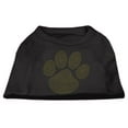thumbnail image 1 of Pet Dog  Cat Shirt Rhinestone, "Gold Paw", 1 of 10