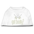 thumbnail image 1 of Pet Dog  Cat Shirt Rhinestone, "Got Booty?", 1 of 10
