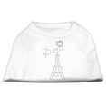 thumbnail image 1 of Pet Dog  Cat Shirt Rhinestone, "Paris", 1 of 9