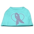 thumbnail image 1 of Pet Dog  Cat Shirt Rhinestone, "Pink Ribbon", 1 of 11