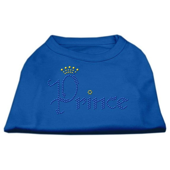 Prince Rhinestone Shirts Blue XS (8)