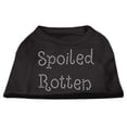thumbnail image 1 of Pet Dog  Cat Shirt Rhinestone, "Spoiled Rotten", 1 of 10