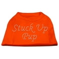 thumbnail image 1 of Pet Dog  Cat Shirt Rhinestone, "Stuck Up Pup", 1 of 10