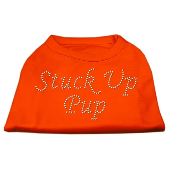 Pet Dog Cat Shirt Rhinestone, "Stuck Up Pup"