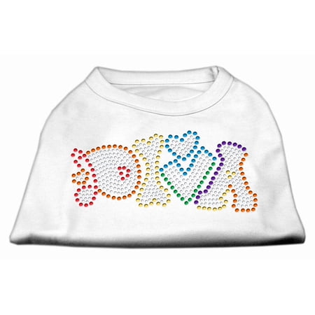 Pet Dog Cat Shirt Rhinestone, "Technicolor Diva"