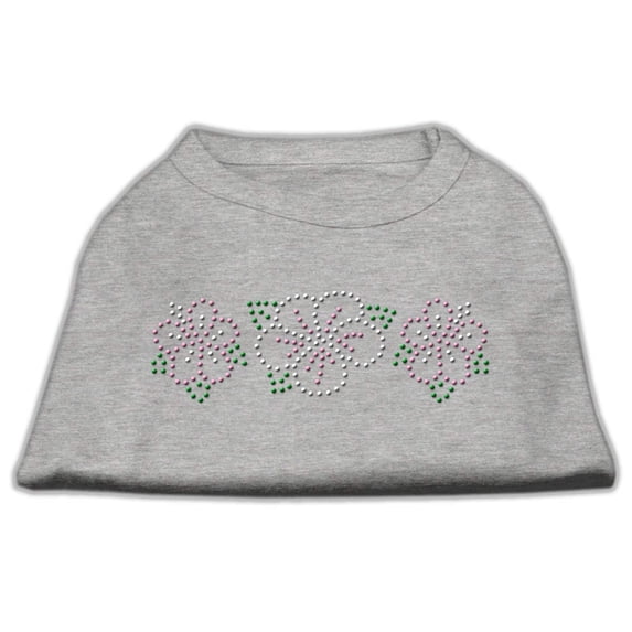 Pet Dog Cat Shirt Rhinestone, "Tropical Flower"