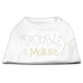thumbnail image 1 of Pet Dog  Cat Shirt Rhinestone, "Trouble Maker", 1 of 10