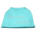 thumbnail image 1 of Pet Dog  Cat Shirt Rhinestone, "Who Loves Ya Baby?", 1 of 9