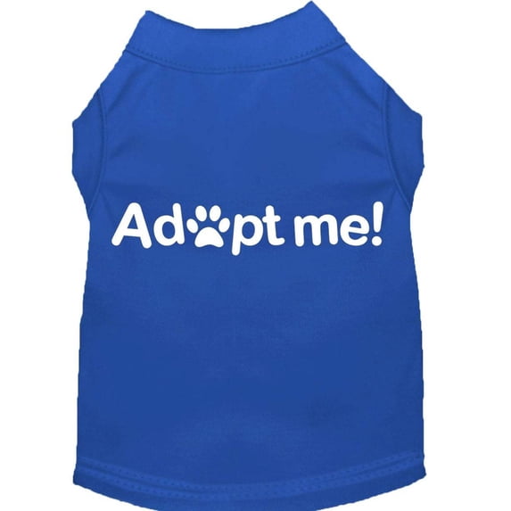 Pet Dog Cat Shirt Screen Printed, "Adopt Me"