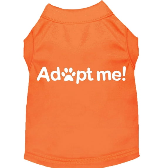 Pet Dog Cat Shirt Screen Printed, "Adopt Me"