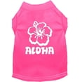 thumbnail image 1 of Pet Dog  Cat Shirt Screen Printed, "Aloha Flower", 1 of 11