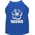 thumbnail image 1 of Pet Dog  Cat Shirt Screen Printed, "Aloha Flower", 1 of 11