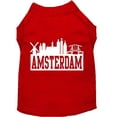 thumbnail image 1 of Pet Dog  Cat Shirt Screen Printed, "Amsterdam Skyline", 1 of 10
