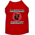 thumbnail image 1 of Backyard Security Screen Print Shirts Red XXXL(20), 1 of 10