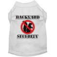 thumbnail image 1 of Pet Dog  Cat Shirt Screen Printed, "Backyard Security", 1 of 10